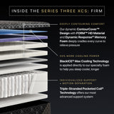 Beautyrest Black Hybrid - 14.5" Series Three XCS Firm Mattress