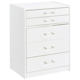 Ayuba - 3 Drawer Makeup Vanity Table With Mirror And Stool