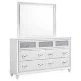 Randall - 7 Drawer Dresser With Mirror - White
