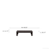 Verona - Coffee Table - Dark Espresso / Gray