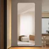 Full Body Round Corner Mirror For Living Room