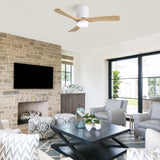 42" Ceiling Fan With DC Motor, Dimmable LED Light, Timer & Memory