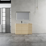 Freestanding Bathroom Vanity With Sink, 1 Small Storage Cabinet, Soft Close Door