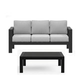 Outdoor Patio Set, All-Weather With Thick Cushions