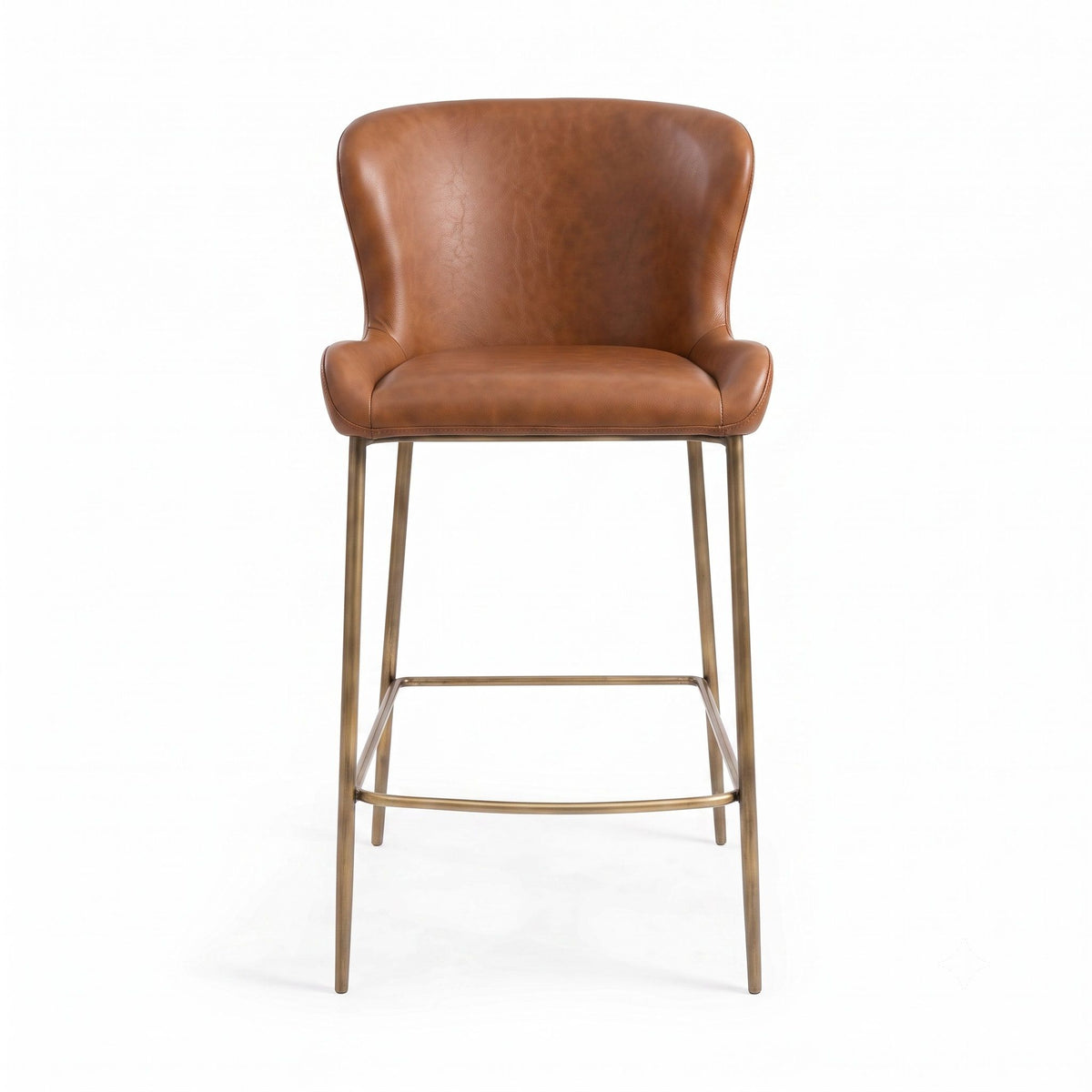 Modern Counter Stool With Upholstered Seat
