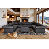 Chesterfield Vintage Style U - Shape Sectional