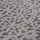 Guros - 8' X 10' Medallion Indoor / Outdoor Area Rug - Gray / White