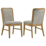 Teleli - Dining Side Chair (Set of 2) - Natural / Gray