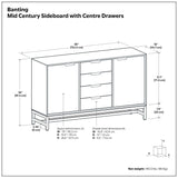 Banting - Sideboard With Centre Drawers