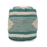 Diamond - Handcrafted Cylindrical Pouf