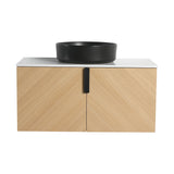 Wall Mounted Bathroom Vanity With Art Sink
