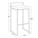 Fuji - Contemporary / Glam & Quality Construction Barstool