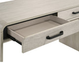 Writing Desk With Dual Drawers, Home Office Furniture - Antique White