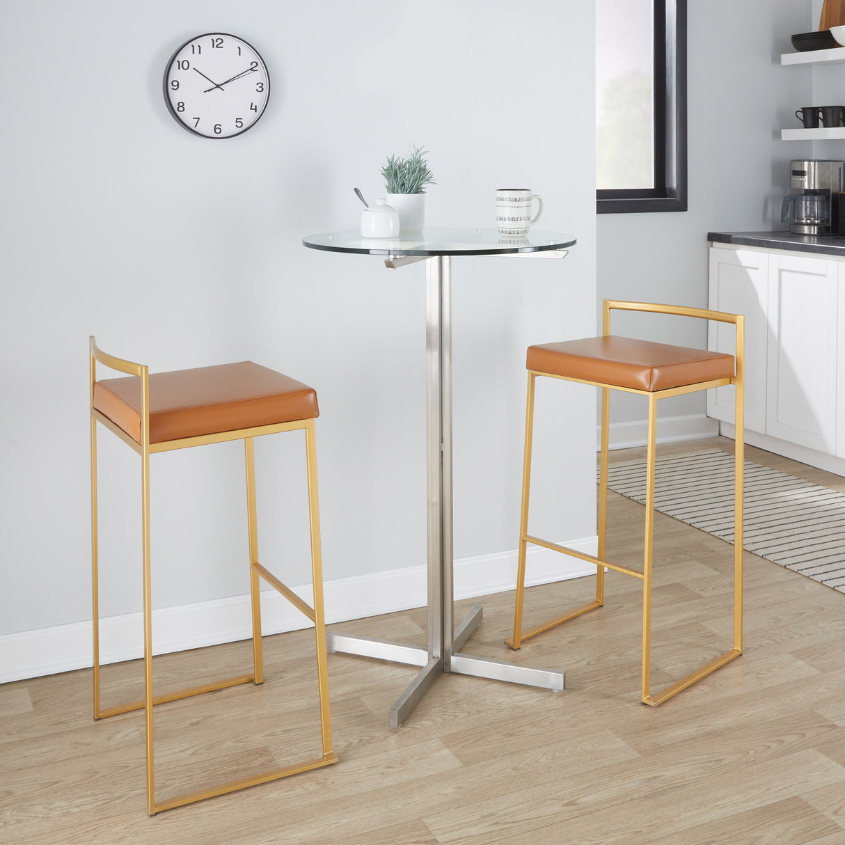 Fuji - Contemporary / Glam & Quality Construction Barstool