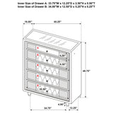Mika - 5 Drawer LED Chest