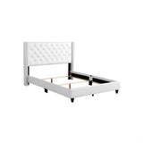 Upholstered Nailhead Trim Chic Bed