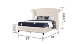 Sophia - Crystal Tufted Upholstered Bed