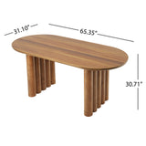 5 Piece Indoor Dining Set With Oval Table And Chairs