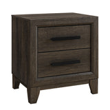 Harry - Nightstand With 2 Drawers - Brown