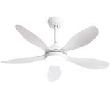 42" Ceiling Fan With Remote Control, DC Reversible Motor, 6 Speeds, 3Cct LED Light - White