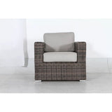 Stylish Rattan Wicker Person Seating Group With Premium Sunbrella Cushions Perfect For Outdoor Entertaining