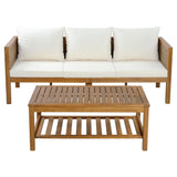 Patio Set Outdoor With Coffee Table And Cushions