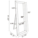 Aika - Standing Mirror - Silver