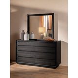Bangor - 8 Drawer Dresser With Mirror Set - Black