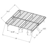 Andell - Mattress Support Platform Bed