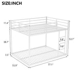 Metal Bunk Bed, Low Bunk Bed With Ladder