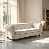 Chesterfield 3 Seater Sofa With Rolled Arms