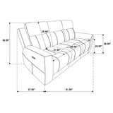Patrick - Power Reclining Sofa With Dual Recliners