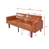 3 Position Split Back Futon Sofa Bed For Living Room