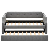 Upholstered Daybed With Trundle