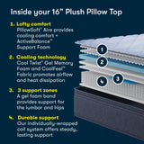 Five Star Mattress - Sleep to Go 16" Plush Pillow Top Mattress in a Box