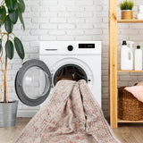 Maval - 6' X 9' Washable Area Rug - Beige