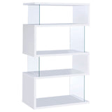 Elias - 4 Shelf Bookshelf With Zigzag Design