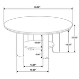 Crispin - 2 Piece Coffee Table Set With Open Shelves