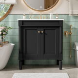 Bathroom Vanity Cabinet With Sink, Soft Close Doors, Storage Cabinet