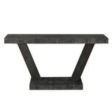 Vintage Distressed Wood Entryway Bench With 2 Tier Storage Cabinet