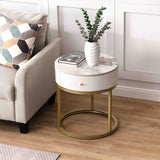 Modern Round Table With Drawers