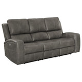 Boyce - Triple Power Reclining Sofa With Independent Headrest