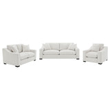 Chelan - Upholstered Track Arm Sofa Set With Curved Arms