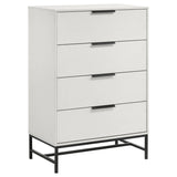 Taraval - 4 Drawer Chest - White