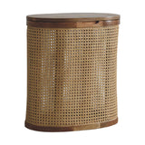 Larissa - Lid Up, Storage Stool - Oak