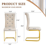 Elegant Design Alligator Skin Upholstered Dining Chairs