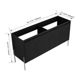 Freestanding Bathroom Vanity & Soft Close Cabinet Doors