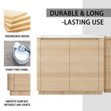 Soft Close Door Freestanding Bathroom Vanity With Sink, 1 Small Storage Cabinet