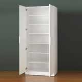 Mia - Farmhouse Shoe Cabinet With 6 Shelves