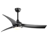 52" Ceiling Fan With 18W LED Light And Remote Control